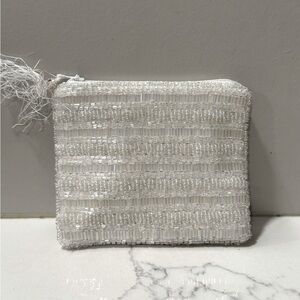 Princess Diana Althorp 100% Silk Hand Embroidered Beaded Coin Pouch